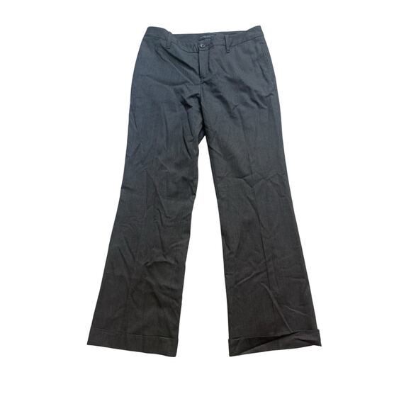 Banana Republic Women's Martin Fit Pants size‎ 6 Wool Blend Grey Stripe - Picture 1 of 6